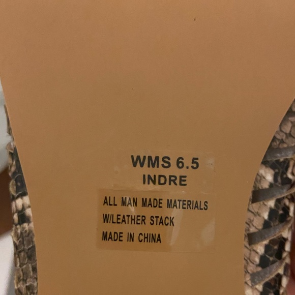 Bogo Snakeskin Mules NWT in box SOLD OUT - Picture 5 of 7